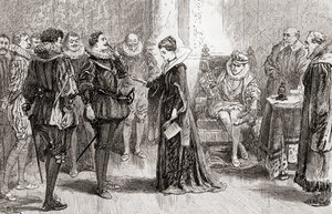 Una scena dal Tutto è bene quel che finisce bene di William Shakespeare, Atto II, Scena 3, Elena a Bertram: Questo è l